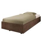 Cama Solteiro Box Urza Chocolate