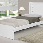Cama Solteiro Branca