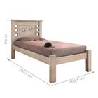 Cama Solteiro Buran Amarula