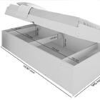 Cama Solteiro Camila Branco  - Framar Móveis