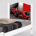 Cama Solteiro Carro De Corrida Vermelho