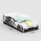 Cama Solteiro Carro Drift 88x188 Com Colchão D20 - Branco / B
