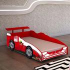 Cama Solteiro Carro Formula Vermelho