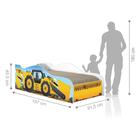 Cama Solteiro Carro Infantil Para Menino Menina Quarto