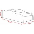 Cama Solteiro Carro Preto Moveis Print