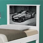 Cama Solteiro Carro Sport Chumbo