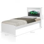 Cama Solteiro Carro Sport Verde