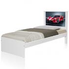 Cama Solteiro Carro Sport Vermelho Com Colchão