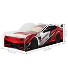 Cama Solteiro Carro Vermelho Power