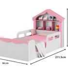 Cama Solteiro Casinha Princesa Montessori