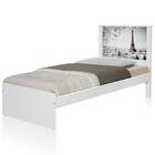 Cama Solteiro Cidade Paris Com Colchão