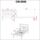 Cama Solteiro Cm8006 Tecnomobili