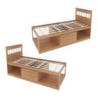 Cama Solteiro Com 1 Porta E Nichos Espaço Pet Multimóveis Cr4