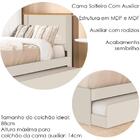 Cama Solteiro Com Auxiliar Barcelona Tebar