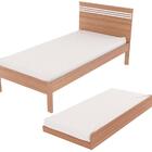 Cama Solteiro Com Auxiliar Cm8010 Cm8008 Qt9 Tecno Mobili