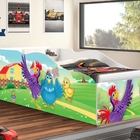 Cama Solteiro Com Auxiliar Cocoricó, Cama Infantil