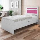 Cama Solteiro Com Baú Larissa Framar