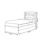 Cama Solteiro Com Baú Larissa Framar