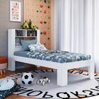 Cama Solteiro Com Cabeceira Funcional 111x214cm Proddy