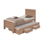 Cama Solteiro Com Cama Auxiliar Athenas Plus Móveis Lopas Car