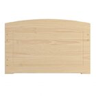 Cama Solteiro Com Cama Auxiliar Ulli Natural E Branca