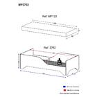 Cama Solteiro Com Colchão 100% Mdf Sonho Multimóveis Azul