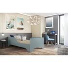 Cama Solteiro Com Colchão 100% Mdf Sonho Multimóveis Azul