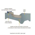 Cama Solteiro Com Colchão 100% Mdf Sonho Multimóveis Azul