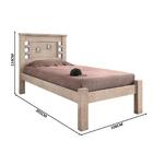 Cama Solteiro Com Detalhes Na Cabeceira Amarula Lavínia Frama