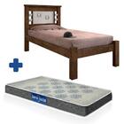 Cama Solteiro Com Detalhes Na Cabeceira Malbec Off White Laví