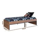 Cama Solteiro Com Estrutura Aco Artetube
