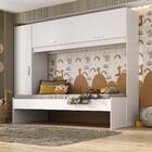 Cama Solteiro Com Guarda-roupas Para Colchão 88x188 Cm Casadi