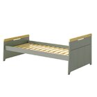 Cama Solteiro Com Led Petit Casatema Madeiraoriginals Verde/m