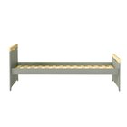 Cama Solteiro Com Led Petit Casatema Madeiraoriginals Verde/m