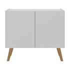 Cama Solteiro Com Mesa Cabeceira 2 Portas Retrô Multimóveis M