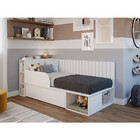 Cama Solteiro Com Nichos Nalu Cimol