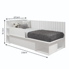 Cama Solteiro Com Nichos Nalu Cimol