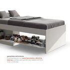 Cama Solteiro Com Sapateira E Nicho Laura Yescasa Branco Bran