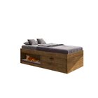 Cama Solteiro Com Sapateira E Nicho Laura Yescasa Jequitiba