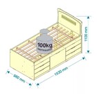 Cama Solteiro Comoda Florenca Branca Com Colchao Gazin D33 88