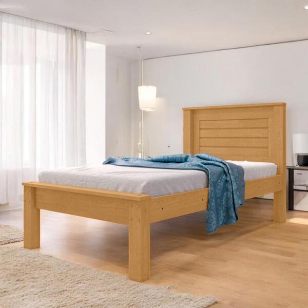 Cama Solteiro Confortável E Moderna Luz Naturalle