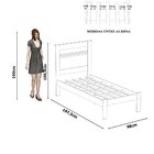 Cama Solteiro Dallas Carvalho - Tebarrot