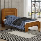 Cama Solteiro Dallas Sallêto Nogal