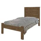 Cama Solteiro Danubia Basoto Castanho Fosco