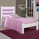 Cama Solteiro De Madeira Maciça Com Colçhão Lara Atraente Bra