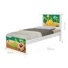 Cama Solteiro Dinossauro