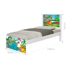 Cama Solteiro Dinossauros No Lago