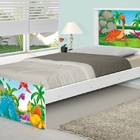 Cama Solteiro Dinossauros No Lago