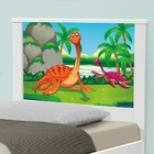 Cama Solteiro Dinossauros No Lago