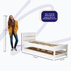 Cama Solteiro Ditália Cama Aux Cm-22 Cm-23 Branco